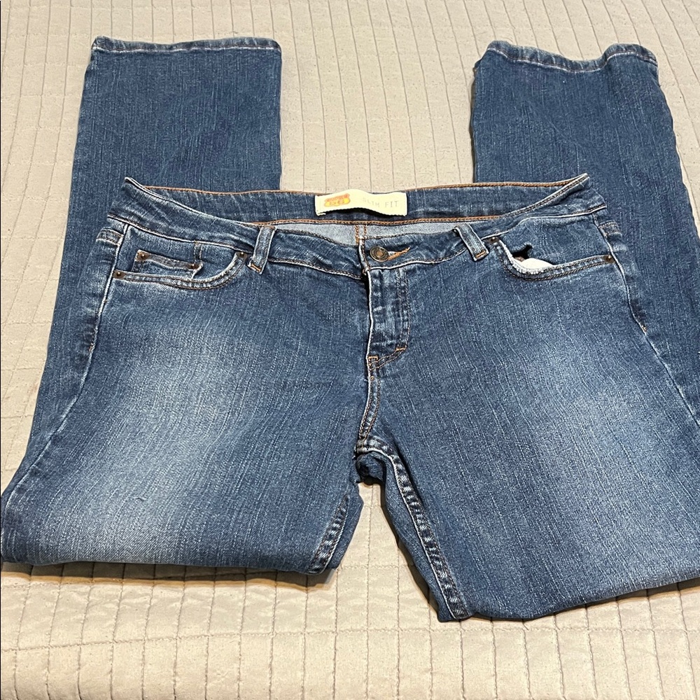 Route 66 Women's Straight Leg Blue Jeans